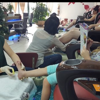 Five Star Nails & Spas - Loving her Pedi with Jenny - Nail Salons Near Me - Phoenix, Arizona Five Star Nails & Spas - Loving her Pedi with Jenny - Nail Salons Near Me - Phoenix, Arizona