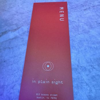 In Plain Sight - Cocktail Bars Near Me - Austin, Texas In Plain Sight - Cocktail Bars Near Me - Austin, Texas