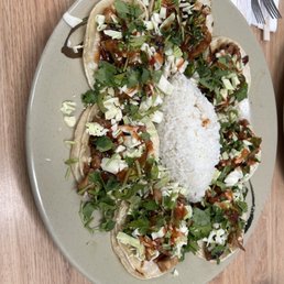 Chicken mex Tex tacos