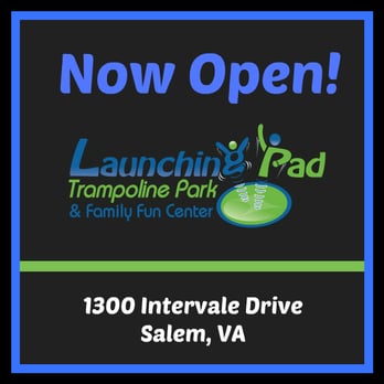 Launching Pad Trampoline Park - Now Open in Salem, VA ! Come jump with us today! - Recreation Centers Near Me - Salem, Virginia Launching Pad Trampoline Park - Now Open in Salem, VA ! Come jump with us today! - Recreation Centers Near Me - Salem, Virginia