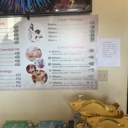Total 7 Massage - Menu of prices
