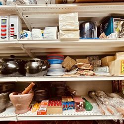 Welcome Oriental Grocery - Household items, funeral money on the right.