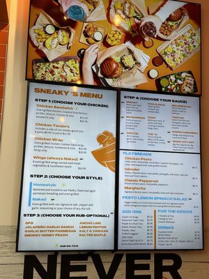 Menu photo 8 sneakybird Gilbert, AZ