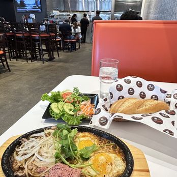 Pho District Cincy - Sizzling Beef with Vietnamese Baguette from the specials menu - Vietnamese Near Me - Fairfield, Ohio Pho District Cincy - Sizzling Beef with Vietnamese Baguette from the specials menu - Vietnamese Near Me - Fairfield, Ohio