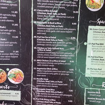 Thai Basil - Lunch menu august 2022 - Thai Near Me - Vancouver, British Columbia Thai Basil - Lunch menu august 2022 - Thai Near Me - Vancouver, British Columbia