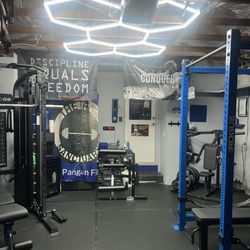 John Pangan Fitness - The Iron Sanctuary Gym with new lights!