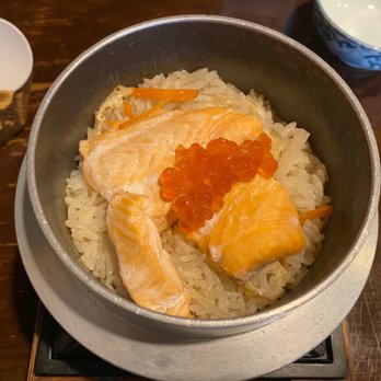 Tori Ton - Salmon & ikura kamameshi - Izakaya Near Me - Honolulu, Hawaii Tori Ton - Salmon & ikura kamameshi - Izakaya Near Me - Honolulu, Hawaii