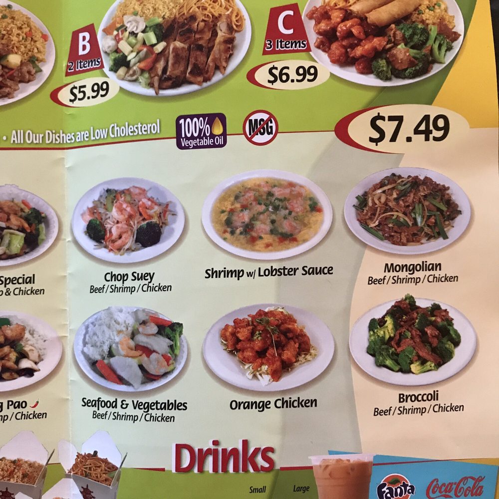 Dragon Express - Menu 8/12/2017 - Chinese Near Me - Escondido, California