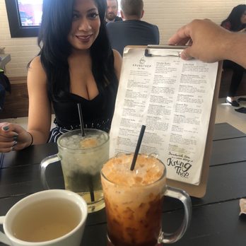 KrungThep Tea Time - Thai Iced Tea White Coconut Creme Tea (Hot) White Coconut Creme Tea (Cold) - Tea Rooms Near Me - Winter Park, Florida