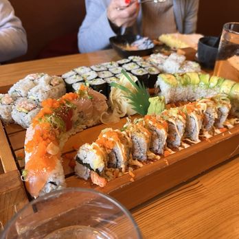 Kakaroto Japanese Restaurant - Sushi tray, our combination choices - Japanese Near Me - Mountain View, California Kakaroto Japanese Restaurant - Sushi tray, our combination choices - Japanese Near Me - Mountain View, California