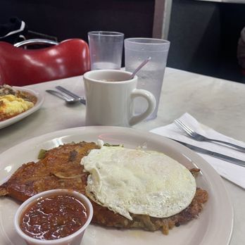 Oscar's Cafe - Mex breakfast with cheesy hash browns extra crispy - Breakfast & Brunch Near Me - Durango, Colorado