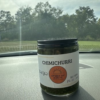 Empanada Guy Lafayette - Chimichurri sauce jar - Empanadas Near Me - Lafayette, Louisiana Empanada Guy Lafayette - Chimichurri sauce jar - Empanadas Near Me - Lafayette, Louisiana