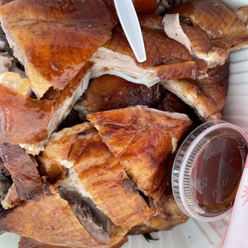 Cheung Hing Restaurant - Roast Duck with regular sauce. The lady sole me another dip which was clear colored. I think it was something like a syrup, - Chinese Near Me - San Francisco, California