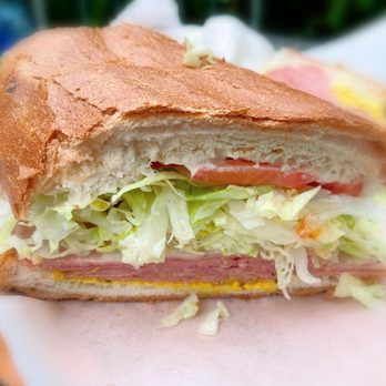 Garden House Cafe - Cross section of a pastrami sandwich. - Sandwiches Near Me - San Francisco, California