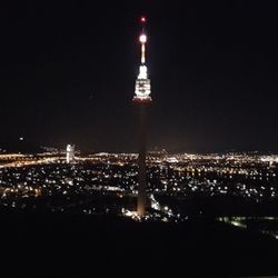 wolke21 im Saturn Tower - Nightview von der Terasse