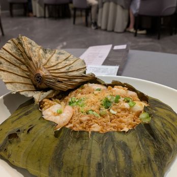 Luna - Shrimp lotus leaf rice (with frozen shrimp...) - Chinese Near Me - Markham, Ontario Luna - Shrimp lotus leaf rice (with frozen shrimp...) - Chinese Near Me - Markham, Ontario