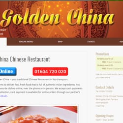 Golden China Restaurant - online website
