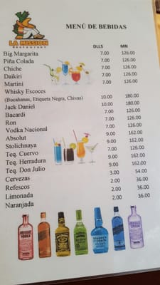 Menu photo 8 La Mission Cozumel, ROO Menu photo 8 La Mission Cozumel, ROO