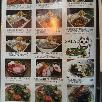 Kaori Sushi - Menu - Sushi Bars Near Me - Fullerton, California Kaori Sushi - Menu - Sushi Bars Near Me - Fullerton, California