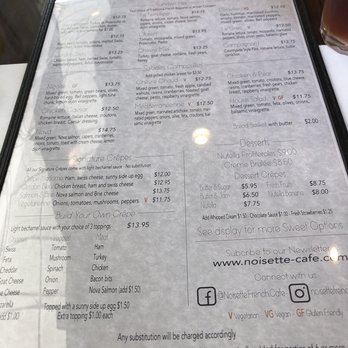Noisette French Cafe - Menu 2 --sandwiches etc - French Near Me - Boca Raton, Florida Noisette French Cafe - Menu 2 --sandwiches etc - French Near Me - Boca Raton, Florida