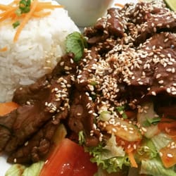 Influence Wok - Salade de boeuf. Hautement recommandée !