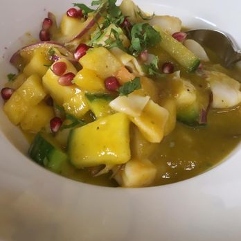 Chela Park Slope - Shrimp & mango ceviche. Very spicy! - Mexican Near Me - Brooklyn, New York Chela Park Slope - Shrimp & mango ceviche. Very spicy! - Mexican Near Me - Brooklyn, New York