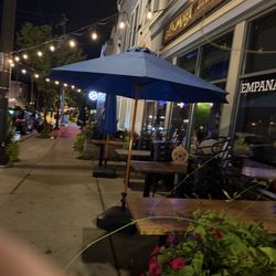 La Masa Empanada Bar - Outside dining