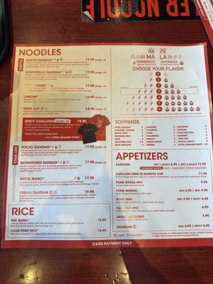Menu photo 7 Killer Noodle Los Angeles, CA