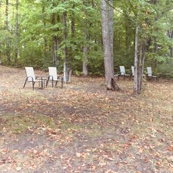 Rapid River Campground & Cabins - Enjoy hillside sitting to watch cars and wildlife