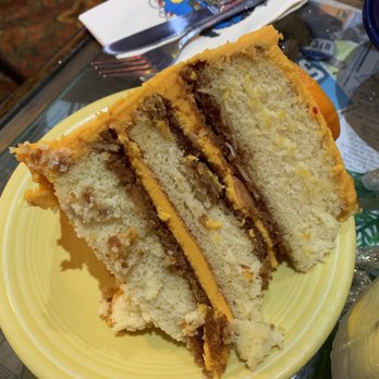 The Bubble Room - Orang crunch cake AWESOME - Desserts Near Me - Captiva, Florida