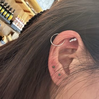 Gold Hollow - Post piercing - Tattoo Near Me - Toronto, Ontario Gold Hollow - Post piercing - Tattoo Near Me - Toronto, Ontario