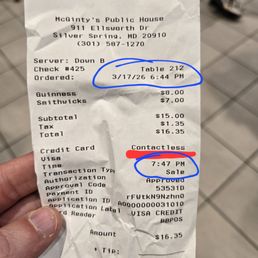 63 minute ticket time with no food ever delivered.