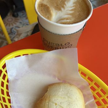 Pueblo Querido - yuca pandebono and cappuccino - Coffee & Tea Near Me - Brooklyn, New York Pueblo Querido - yuca pandebono and cappuccino - Coffee & Tea Near Me - Brooklyn, New York