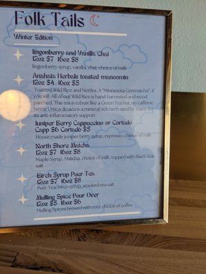 Menu photo 5 Dream Cloud Coffee Roasters Two Harbors, MN
