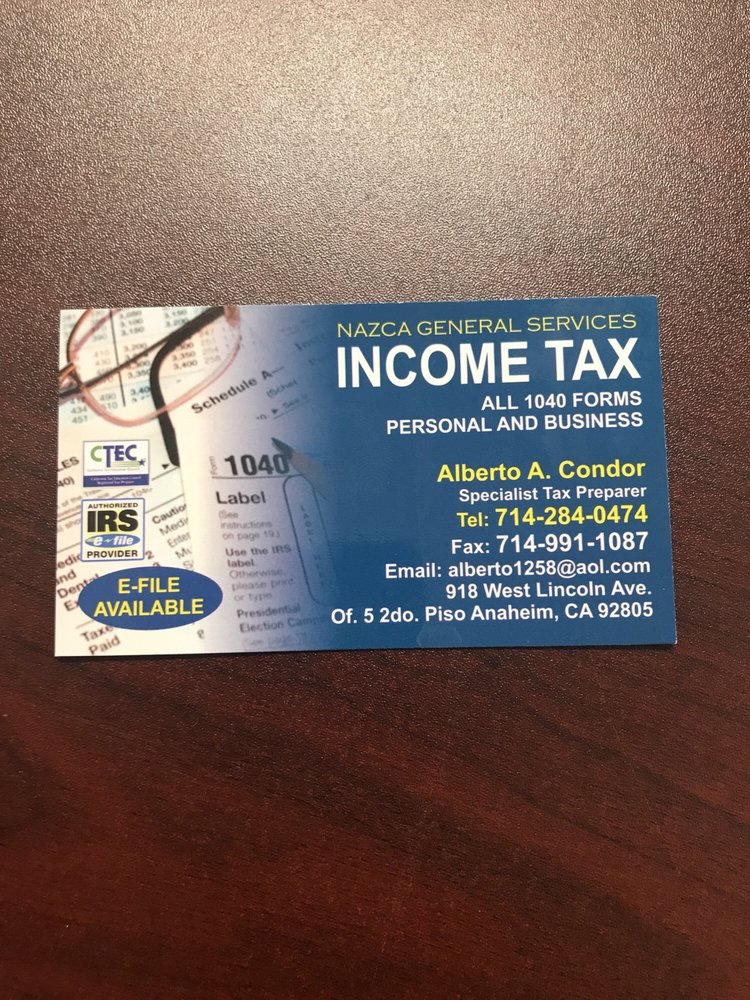 Nazca General Services - immigration attorney in Anaheim, CA