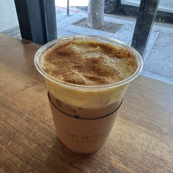 Sip & Savor - Banana Bread Latte (seasonal) - Coffee & Tea Near Me - Fullerton, California