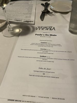 Menu photo 1 Paula's On Main Fort Wayne, IN