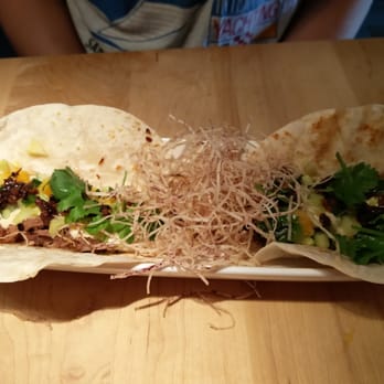 Inspire Restaurant - Duck tacos (lunch menu) - Asian Fusion Near Me - Markham, Ontario