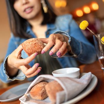 Madera - Housemade Beignets $16 "Macallan 18 whiskey caramel pot de creme" - New American Near Me - Menlo Park, California Madera - Housemade Beignets $16 "Macallan 18 whiskey caramel pot de creme" - New American Near Me - Menlo Park, California