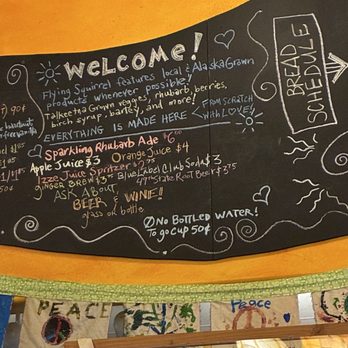 Flying Squirrel - Menu - Bakeries Near Me - Talkeetna, Alaska
