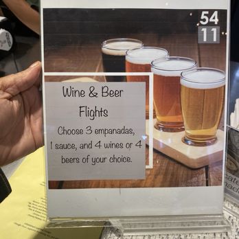 5411 Empanadas - Wine & Beer Flights - Empanadas Near Me - Chicago, Illinois