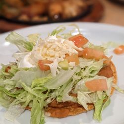 Los Girasoles Mexican - Bean Tostada!