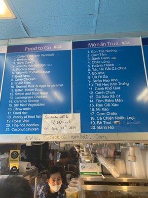 Menu photo 6 Saigon Vietnam Deli Seattle, WA