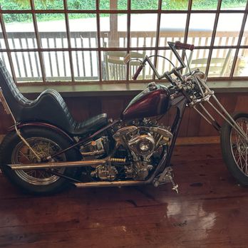 Twisted Spoke - Biker friendly and a cool old shovel head! - Salad Near Me - Maggie Valley, North Carolina