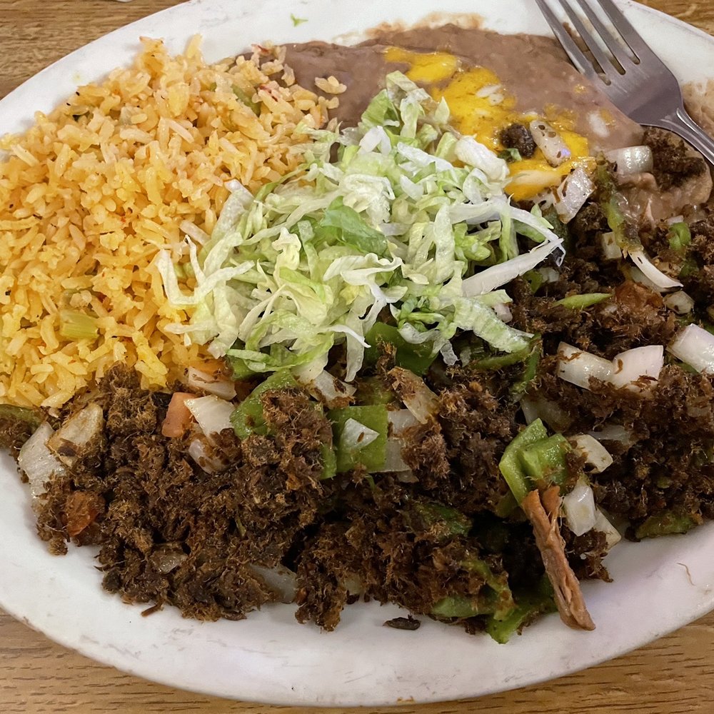 El Minuto Cafe - Carne seca plate - Mexican Near Me - Tucson, Arizona