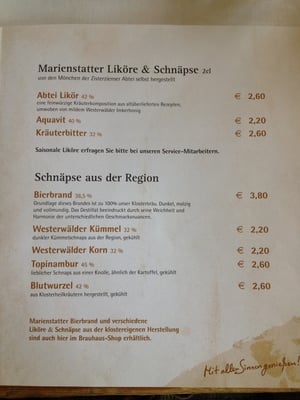 Menu photo 4 Marienstatter Brauhaus Streithausen, RP