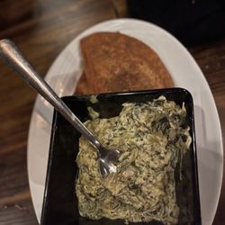 Opus Kitchen + Lounge - Spinach Dip kinda salty