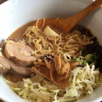 BITES Asian Kitchen + Bar - Pork miso ramen. Whoops took the photo a little late but thumbs up! Good broth, noodles and flavors all around. - Japanese Near Me - Chicago, Illinois BITES Asian Kitchen + Bar - Pork miso ramen. Whoops took the photo a little late but thumbs up! Good broth, noodles and flavors all around. - Japanese Near Me - Chicago, Illinois