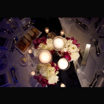 In Flower - Top view of one of the guest tables - Florists Near Me - Brea, California In Flower - Top view of one of the guest tables - Florists Near Me - Brea, California