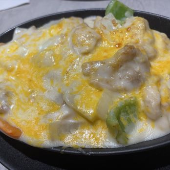 The Point Eatery - Baked chicken a la king with rice - Asian Fusion Near Me - Richmond Hill, Ontario